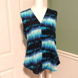 Vintage Havana Medium Tie Dye Tank Top Open Back